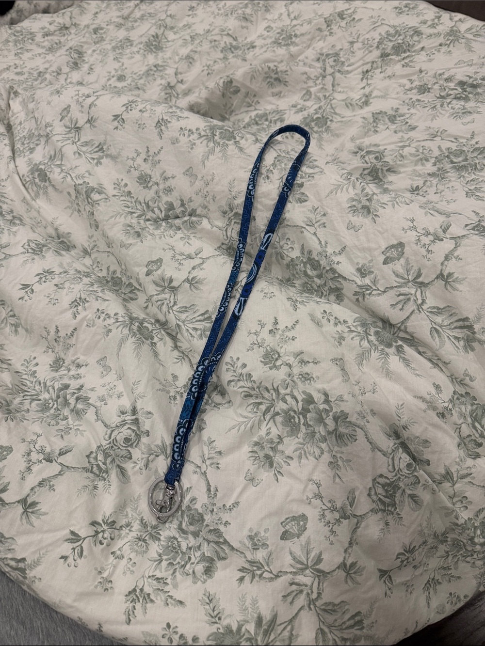 Vera Bradley Fabric Lanyard with Key Ring